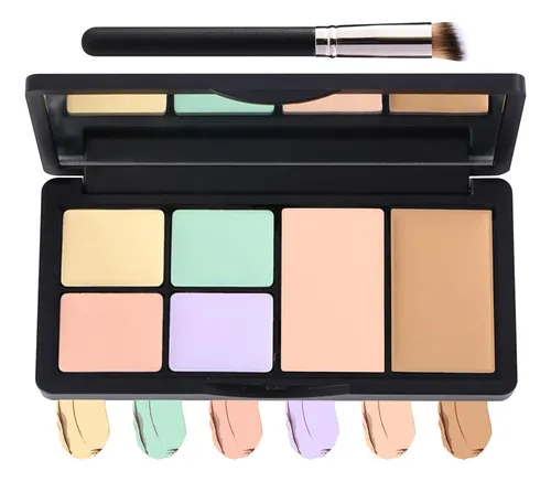 Paleta De Maquillaje De Contorno Corrector De 6