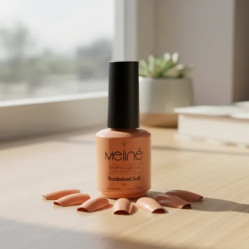 Meline Esmalte Semipermanente Gel Led/uv 953 Sunbaked Soil