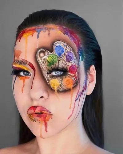 Paleta Maquillaje Craneos 8 Colores