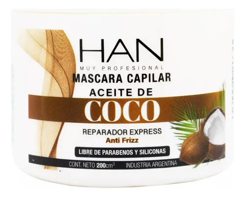 Han Coco Shampoo Acondicionador Mascara Reparador Antifrizz