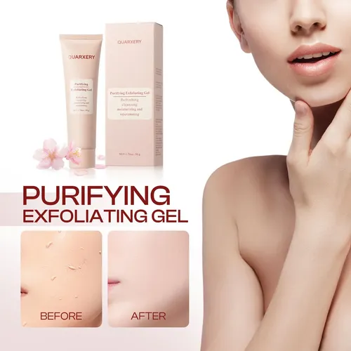 Gel Exfoliante Facial Quarxery Purificante 50 G Todo Tipo De Piel Día/noche