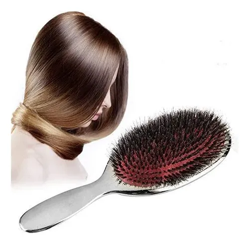 Peine Para El Cabello Con Cerdas, Cepillo Antiestático Para