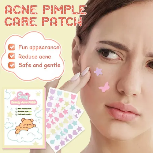 Parche Para Acné Star Invisible Colorful Pimple Ii, 72 Unida