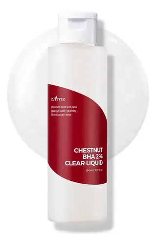 Isntree Chestnut Bha 2% Clear Liquid 100ml Todo Tipo De Piel Día/noche