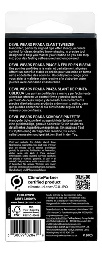 Pinza Para Cejas Inclinadas Tweezerman Devil Wears Prada 2