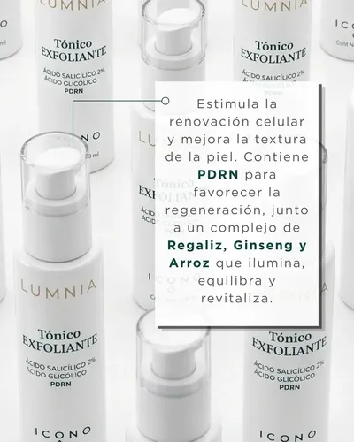 Tonico Exfoliante Pdrn Salicilico Glicolico Lumnia 100 Icono