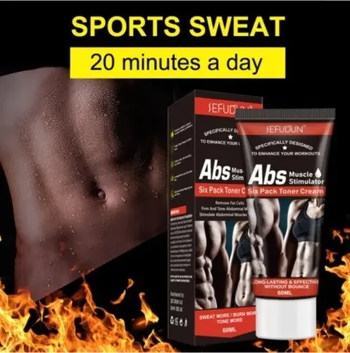 Crema Estimuladora Muscular Abs De 2 Piezas Para Tensar