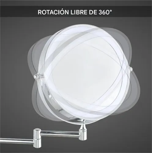 Espejo De Tocador Iluminado 8.5 Con Luz Regulable