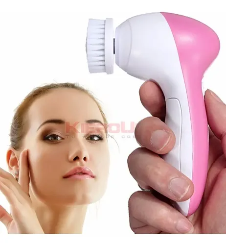 Masajeador Facial Beauty 5 en 1 Inalámbrico Exfoliante y Limpiador