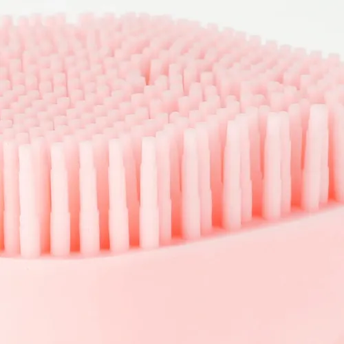 Cepillo Will Dispensador Jabón Silicona Limpiador Corporal Masaje Fragancia Rosa