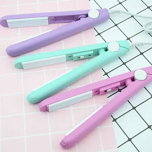Mini Planchita De Pelo Ceramica De Viaje Portatil Alisador