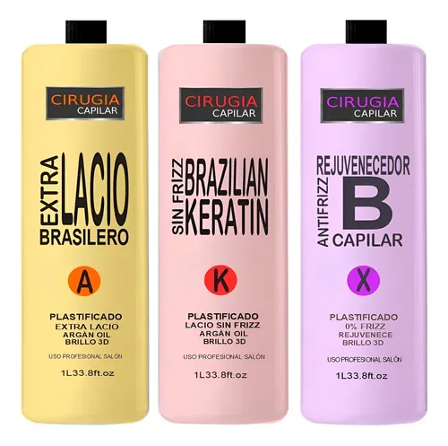 Tratamiento 3 Litros Alisado Keratina Reju B Envío Pais