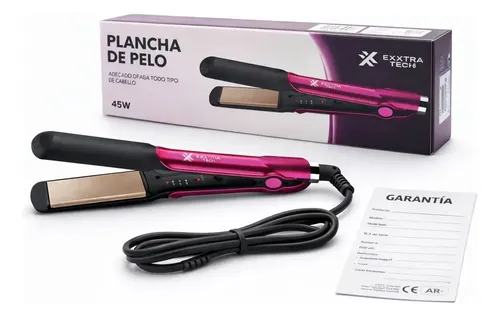 Plancha Planchita De Pelo Profesional Exxtra Tech 45w Cerami