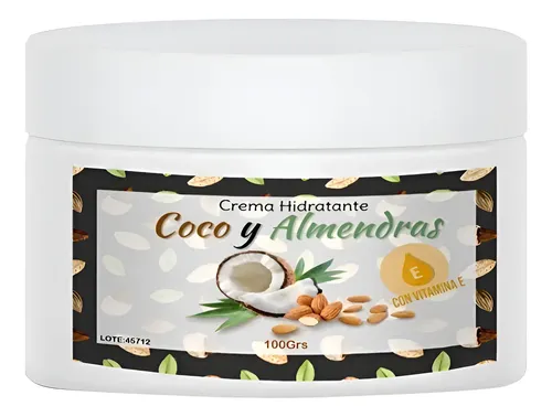 Crema Hidratante Orgánica De Coco Y Almendra 100g En Caba