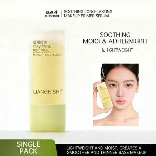 Prebase De Maquillaje De Larga Duración Liangnishi, Sérum Na