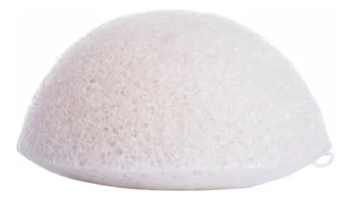 Konjac Esponja Facial Blanca De Pura Fibra Vegetal Natural