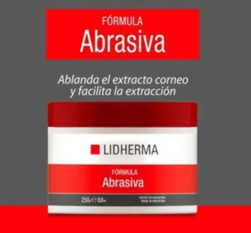 Fórmula Abrasiva Lidherma X 250g. Exfoliante Higiénica