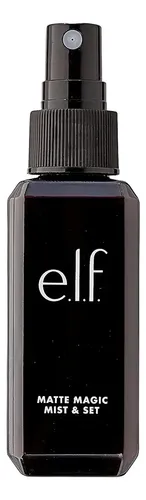 E.l.f. Matte Magic Must & Set, Fijador De Maquillaje En Spra Tono Del Primer Transparente