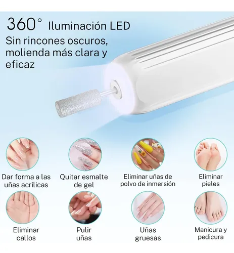 Para Uñas Profesional, Lima De Uñas Eléctrica, Kit Taladro