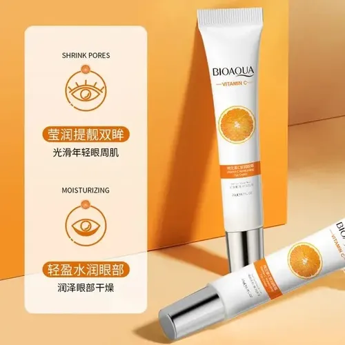 Contorno Ojos Vitamina C Bioaqua Antiarrugas Anti Ojeras