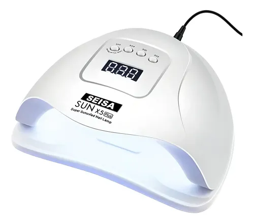 Cabina Para Uñas Uv Led C/display Gel Polish Sunx5 Plus 180w Color Blanco