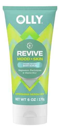 Exfoliante Corporal Olly Revive Con Magnesio, Electrolitos Y