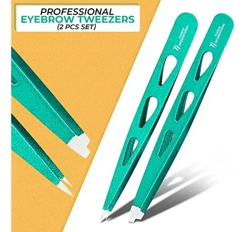 Set De Pinzas Profesionales Para Cejas