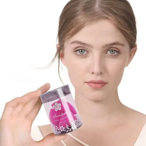 Esponja De Maquillaje Con Copos De Nieve, Minicopos De Nieve