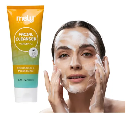 Limpiador Facial Extracto Vitamina C Piel Hidratada Luminosa