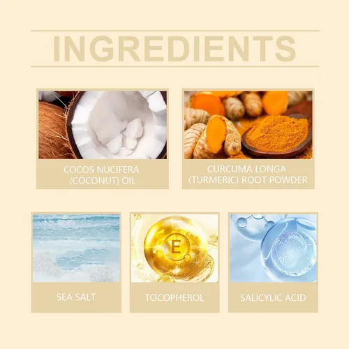 Exfoliante Rostro Y Cuerpo Cúrcuma Ouhoe 100 G Scrub Cream
