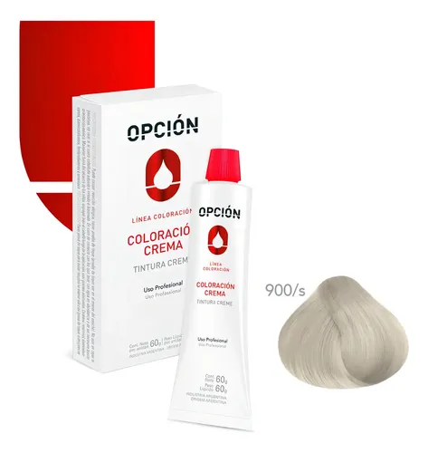 Tintura Crema Profesional De Cabellos Opcion Coloracion 60g Tono 900s – Super Claro Neutro