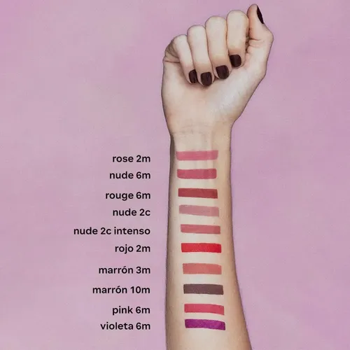 Labial Líquido Mate Intransferible Nude 2c Natura