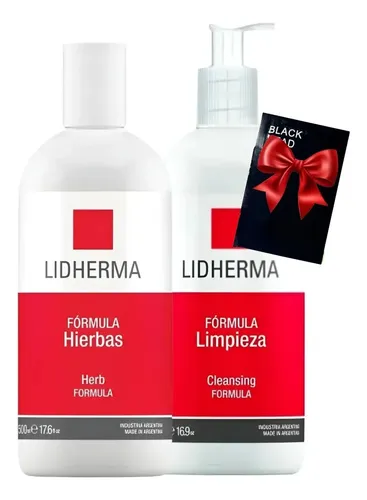 Lidherma Kit Limpieza Emulsion Locion Hierbas Piel Sensible