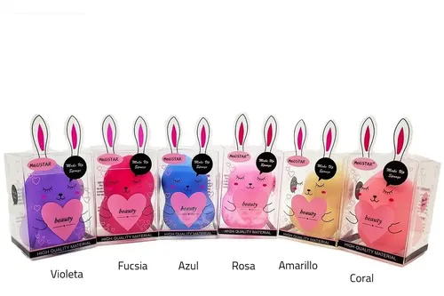 Esponja Maquillaje – Bunny Beauty Blender- Calabaza – Glowee