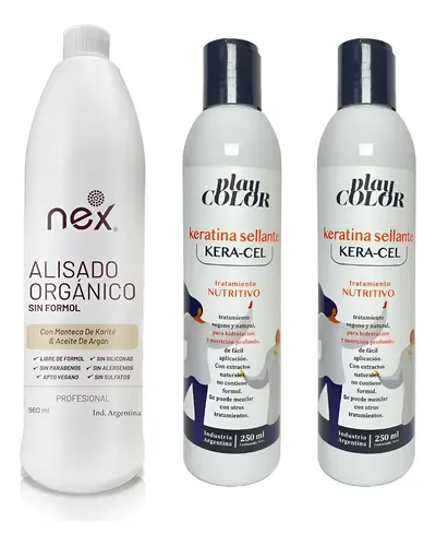 Manteniento Alisado Sin Formol Nex +2 Keratina Playcolor