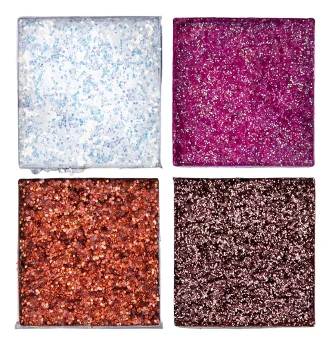 Bling Palette Dapop-paleta 4 Tonos- Glitter Autohaderente