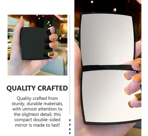 Espejo De Maquillaje Compacto De Doble Cara Espejo De Mano P