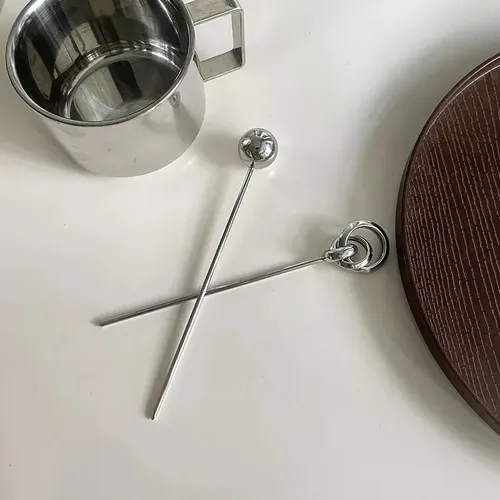 Pasador De Metal En Tonos Fríos, Retro, Accesorio De Pelo Di