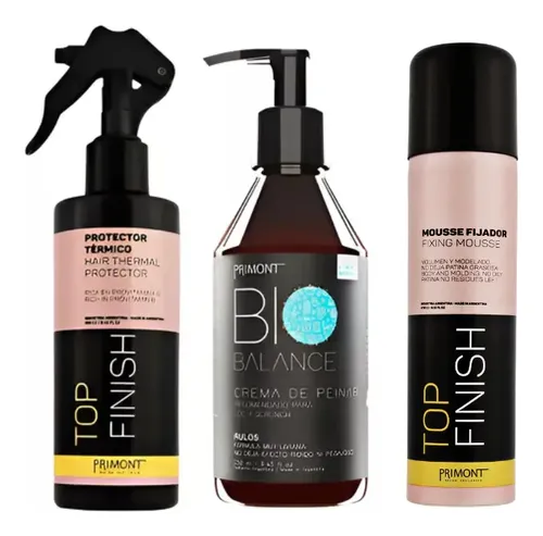 Primont Top Finish Mousse + Protector Térmico + Crema D/p