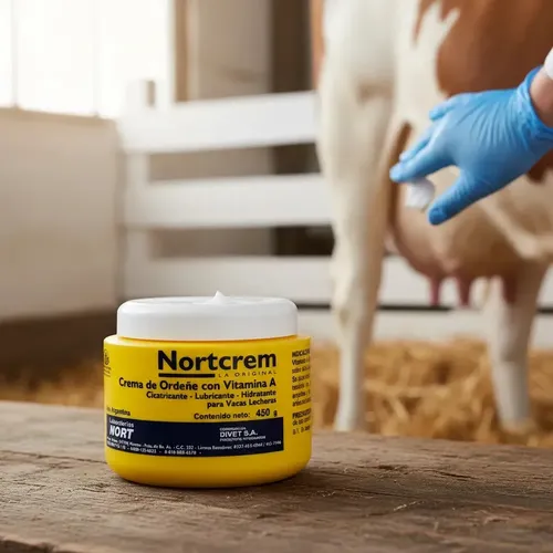 Crema De Ordeñe Con Aloe Vera Nort 450g Vitamina A Fragancia Inolora