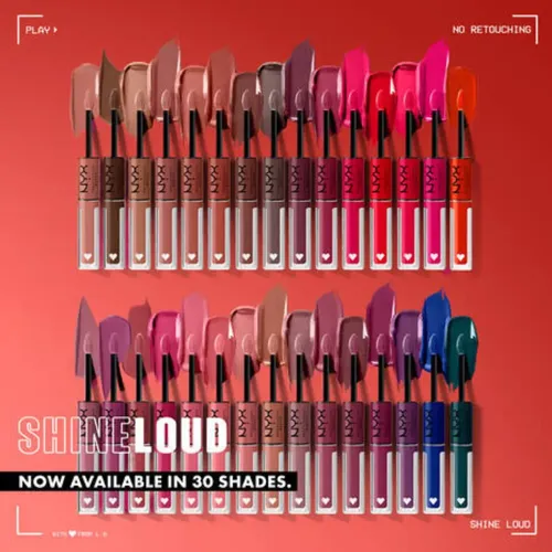 Labial Liquido Shine Loud Hot Sauce Nyx Acabado Gloss Daring Damsel