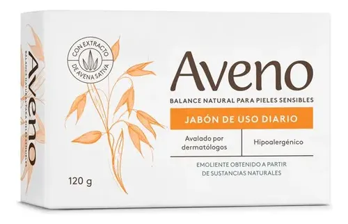 Jabón en barra Aveno Compuesto 120 g