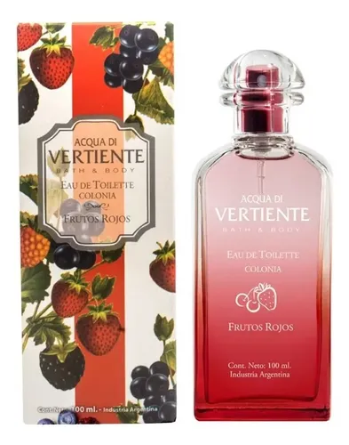 Perfume Acqua Di Vertiente Frutos Rojos Mujer 100ml Argentina
