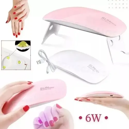 Cabina Uv/led Sun Mini 6w Secador Uñas Esculpidas Gelificada