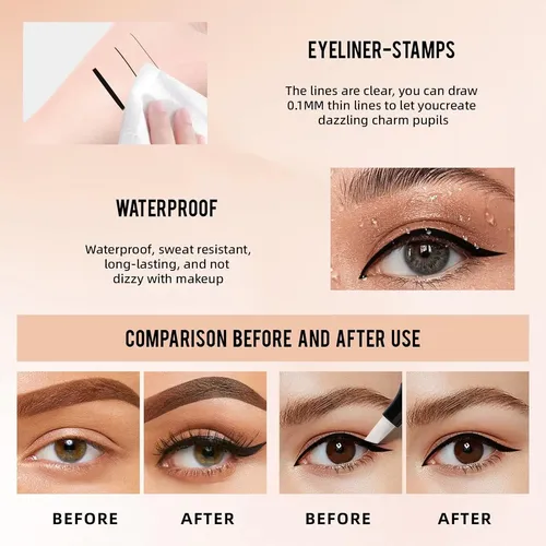 Conjunto De Delineador De Ojos Alado Y Removedor De