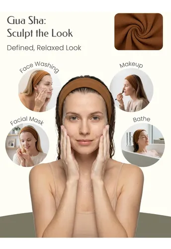Juego De 5 Herramientas Faciales (rodillo Y Gua Sha) Para Ma