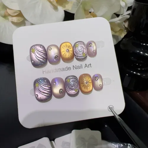 Alta Calidad Pegatinas De Arte De Uñas Con Remolinos De