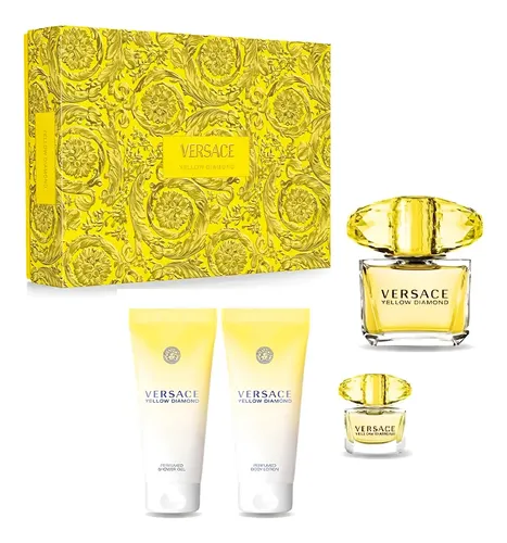 Perfume Versace Yellow Diamond Edt 90ml Mujer Import Estuche