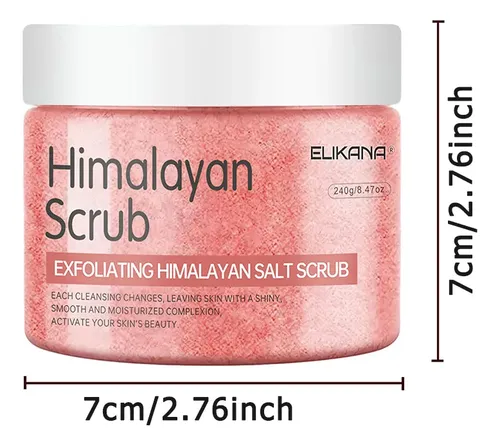 Exfoliante Corporal De Sal Del Himalaya 240 G