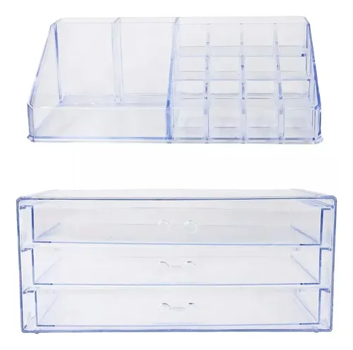 Organizador Acrílico Porta Cosméticos Make Up Maquillaje Of